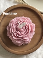 Duftkerze aus Sojawachs in Form einer Pfingstrose, florale Aromatherapie-Kerze für Hochzeiten, Heimdekoration, Muttertag, Valentinstagsgeschenk