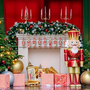 Adornos de Cascanueces de Madera sin Terminar para Colgar en el Árbol de Navidad, Decoraciones Navideñas - Product Image 4
