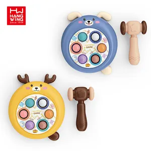 HW TOYS Educational Electricity Cartoon Dog Deer Lei Song Tons of Hammer To Beat The Gopher For Kids Puzzle Play Games