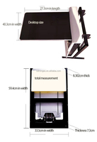 Table de voiture promotionnelle pour véhicules MPV, table pliante cachée dans le mur latéral pour fourgonnettes utilitaires, Sprinter et Hiace - Table électrique
