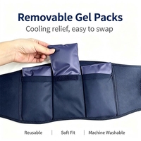 Pack de glace personnalisé BINGYUAN pour soulager les douleurs lombaires, enveloppement de glace pour le bas du dos, thérapie chaude/froide 108x22cm pour chirurgie lombaire