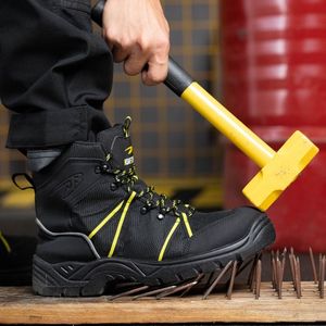 Zapatos deportivos de senderismo para hombre, antideslizantes, para trabajo al aire libre, zapatos de seguridad, zapatillas de moda impermeables y transpirables, botas de senderismo. - Product Image 1