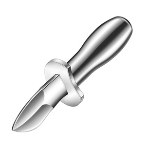 Stainless Steel Oyster Knife Thickened 17cm Heavy Duty Kitchen Seafood Shucking Tool - Product Image 2