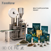Machine d'emballage automatique multifonctionnelle à commande PLC haute efficacité pour le remplissage et la fermeture de sachets de thé Oolong