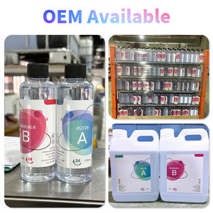 Resina Epoxica Cristalina A y B, Kit para Moldeo Profundo, para Flores, Artesanías, Mesas de Madera - Product Image 5