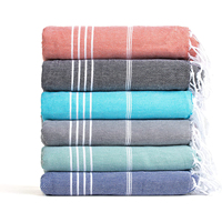 Large-sized Quick Dry Absorbent Cotton Eco-Friendly Beach Towel Multiple Styles Wholesale and Customization Available