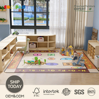 Meubles de maternelle modernes en bois COMPANY : Centre de blocs de construction et rangement pour salles de classe STEM et garderies