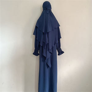 Nuovo <span class=keywords><strong>abbigliamento</strong></span> da <span class=keywords><strong>donna</strong></span> <span class=keywords><strong>moderno</strong></span> Plus Size islamico in poliestere Hijab modesto musulmano preghiera Abaya Set foulard per Abaya <span class=keywords><strong>moderno</strong></span> - Product Image 5