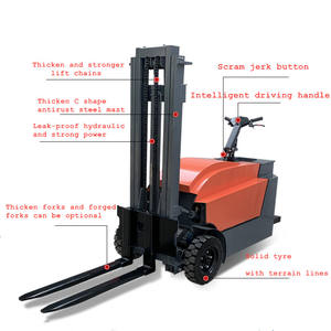 צר רחב קטן קומפקטי חשמלי מלגזה 0.5ton 1ton מחיר - Product Image 2