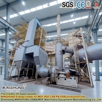 Ligne de production automatique de panneaux de particules MDP MINGHUNG, équipement complet de travail du bois avec presse continue, Linha de producao MDP