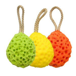 Japanese Style Honeycomb <b>Bath</b> <b>Sponge</b> Green Large Size Expands When Wet For Kids And Adults Exfoliating Tool - Product Image 3
