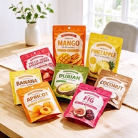 Op maat bedrukte recyclebare staande mylar zakken met hersluitbare ritssluiting, aluminiumfolie gelamineerd voor babyvoeding, dierenvoeding en gedroogd fruit