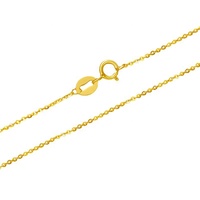 Chinois en gros réel 14K & 18K or jaune croix lien O chaîne Top qualité collier court AU 750 bijoux en or pour dame