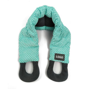 Coussin chauffant pour micro-ondes pour le cou et les épaules Grand paquet de chaleur humide avec des graines de lin à base de plantes Nature apaisante - Product Image 4