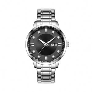 Montre de luxe en moissanite à succès, montres mécaniques automatiques pour hommes, double date, lumineuses, étanches, pour affaires - Product Image 1