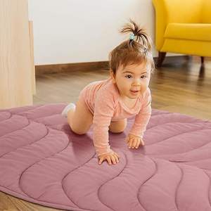 Alfombra de algodón en forma de hoja para guardería, alfombrilla para gatear para bebés y niños, manta suave, alfombra para dormitorio, alfombrilla de juego, <span class=keywords><strong>cojín</strong></span> para sofá, alfombras para gimnasio para bebés - Product Image 3