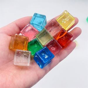 Glowing Acrylic <b>Cubes</b> with Jelly Texture - Dark Blocks for Decor & Gifts - Product Image 1