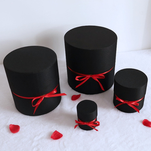 Offre Spéciale Seau à roses éternelles dans une boîte cadeau Tête de roses fraîches conservées dans un cylindre pour la Saint-Valentin Cadeau de mariage - Product Image 4