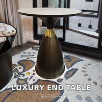 Table basse YVT de luxe contemporaine en métal et fer, écologique, facile à nettoyer, pour salon