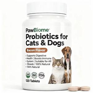 Vitamines et suppléments probiotiques OEM pour animaux en poudre - Absorption rapide, soutien immunitaire, soin des articulations, de la peau et du pelage - Product Image 1