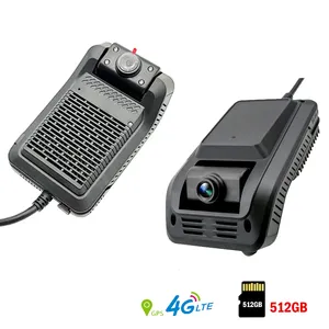 Câmera de painel AI para caminhão de táxi com ADAS DMS 4G GPS WIFI com plataforma de rastreamento de veículos