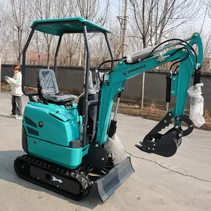 Bán Hot Crawler Digger Mini Máy xúc nhỏ mini điện máy xúc ghế phím điều khiển kiểm soát bùng nổ đu bánh xích máy xúc