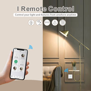 Para Tuya WiFi Smart Switch EU UK 86*86MM Panel táctil de vidrio templado interruptor de pared IP66 10A corriente máxima 240V funciona <span class=keywords><strong>Alexa</strong></span> Google <span class=keywords><strong>Hom</strong></span> - Product Image 5