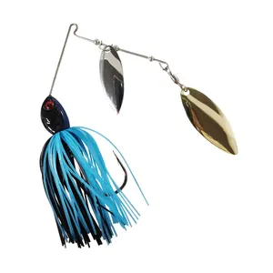 LUTAC Hot Selling Fishing De Peche Silicone Leurre Spinnerbait Isca Pesca Skirts Chatterbait Tackle