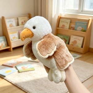Marioneta <span class=keywords><strong>de</strong></span> Mano <span class=keywords><strong>de</strong></span> Peluche OEM con Diseño <span class=keywords><strong>de</strong></span> Águila, Personalizable con Foto, Producto Promocional <span class=keywords><strong>de</strong></span> Marca, Juguete <span class=keywords><strong>de</strong></span> Peluche Personalizado, <span class=keywords><strong>de</strong></span> Poliéster y Algodón PP, Peluche Reconfortante para Cumpleaños - Product Image 3