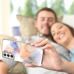 Europa y América lujo mármol mujeres diseños funda de teléfono para <span class=keywords><strong>Samsung</strong></span> S24 S23 S22 <span class=keywords><strong>Ultra</strong></span> S21 A12 A71 <span class=keywords><strong>A22</strong></span> <span class=keywords><strong>5G</strong></span> 4G A02S IMD cubierta - Product Image 4