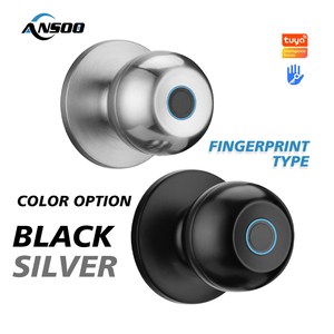 图雅Tlock数字智能旋钮门锁应用远程电子旋钮-用于钢玻璃门存储卡指纹密码访问 - Product Image 3