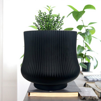 Pot à Bonsaï en Céramique Style Vintage Moderne, Finition Glaçurée, Écologique, Durable, Décoration Intérieure/Extérieure, Trou de Drainage, Maison et Jardin