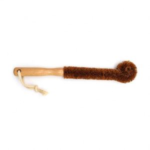 Natural Biodegradable Coconut Fibre Kitchen Scrub <b>Brushes</b> Pan Pot <b>Bottle</b> Cleaning <b>Brush</b> - Product Image 1