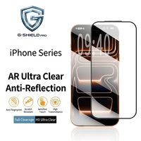 Protection d'écran en verre trempé pour iPhone 18 17 Air 16 Plus 15 Pro 14 Pro Max, Duo AR Anti-reflet HD Clair Couverture complète