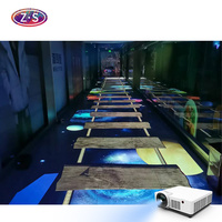 Jeu de saut interactif de prix d'usine d'équipement d'activité d'intérieur avec la projection de plancher pour le divertissement et la publicité