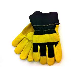 Guantes de trabajo de cuero para hombre, talla grande - Product Image 2
