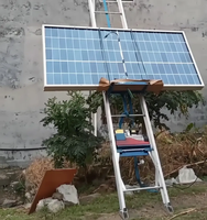 HuaFeng HFSJ-250 – Équipement de manutention et de transport motorisé pour panneaux solaires photovoltaïques en aluminium