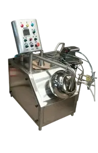 Machine de polissage pour le revêtement des noix en acier inoxydable, utilisée dans les industries alimentaires, pharmaceutiques et de confiserie, pour les comprimés et le chocolat. - Product Image 3