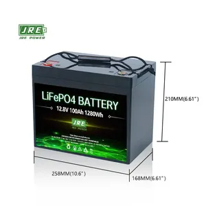 גבוהה קיבולת עמוק מחזור 12v 100ah 200ah 1kwh 2kwh Lifepo4 סוללה בית באנרגיה אחסון מערכת ליתיום סוללות OEM LFP