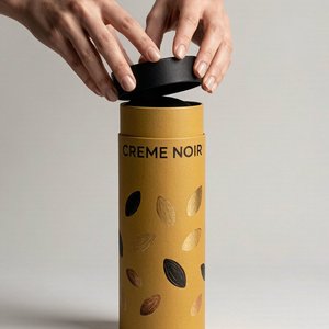 Tubo de Papel Personalizado para Envasado de Frutos Secos, Caja Cilíndrica Redonda de Grado Alimenticio para Almendras, Anacardos y Bocadillos - Product Image 2