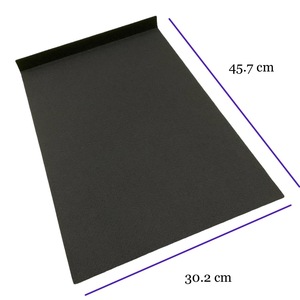 Protection coupe-vent en acier inoxydable doublée de feutre de haute qualité pour outils de réparation de bosses sans peinture pour Porsche 30x45,7 cm - Product Image 5