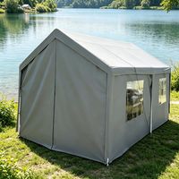 Tente de camping multifonctionnelle imperméable et coupe-vent, abri extérieur portable, tente de garage pour le stockage et le camping