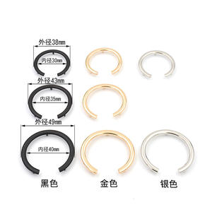 Bonne qualité trois boutons en métal d'amour bouton opposé Trench Coat valise sac à main matériel vêtements accessoires - Product Image 4