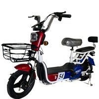 Family Cargo Electric City E-Bike Siège enfant Moteur 350W Portée 60km Batterie Alimentation Pédale Pont arrière étendu pour les courses scolaires