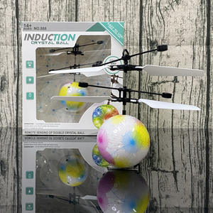Rádio controle LED luminoso voando bola sensor infravermelho brinquedos para crianças presente - Product Image 4