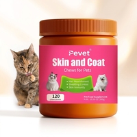 Pevet Premium Coat Guard Soft Chews : Réduit la perte de poils, renforce la peau, apaise et stimule l'immunité – Soin quotidien pour animaux de compagnie à base de betterave et de lin naturels