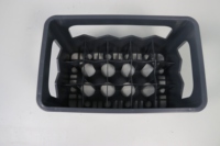 Joignez la boîte à lait en plastique promotionnelle pour l'emballage de bouteilles en verre panier de rangement maille caisse à lait en plastique