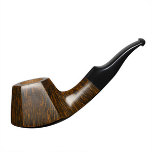 Muxiang Briarwood Pipe 3mm Bowl Bent Type Imported Wood Men's Smoking Accessory - Product Image 5