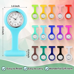 Montre de poche pour infirmière à broche, bracelet en silicone pour infirmières et médecins (homme/femme) - Offre Spéciale - Product Image 6