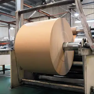 Best Quality Kraft Paper Cup Raw Material PE/PLA Coated Customized Printing Kraft Paper Roll